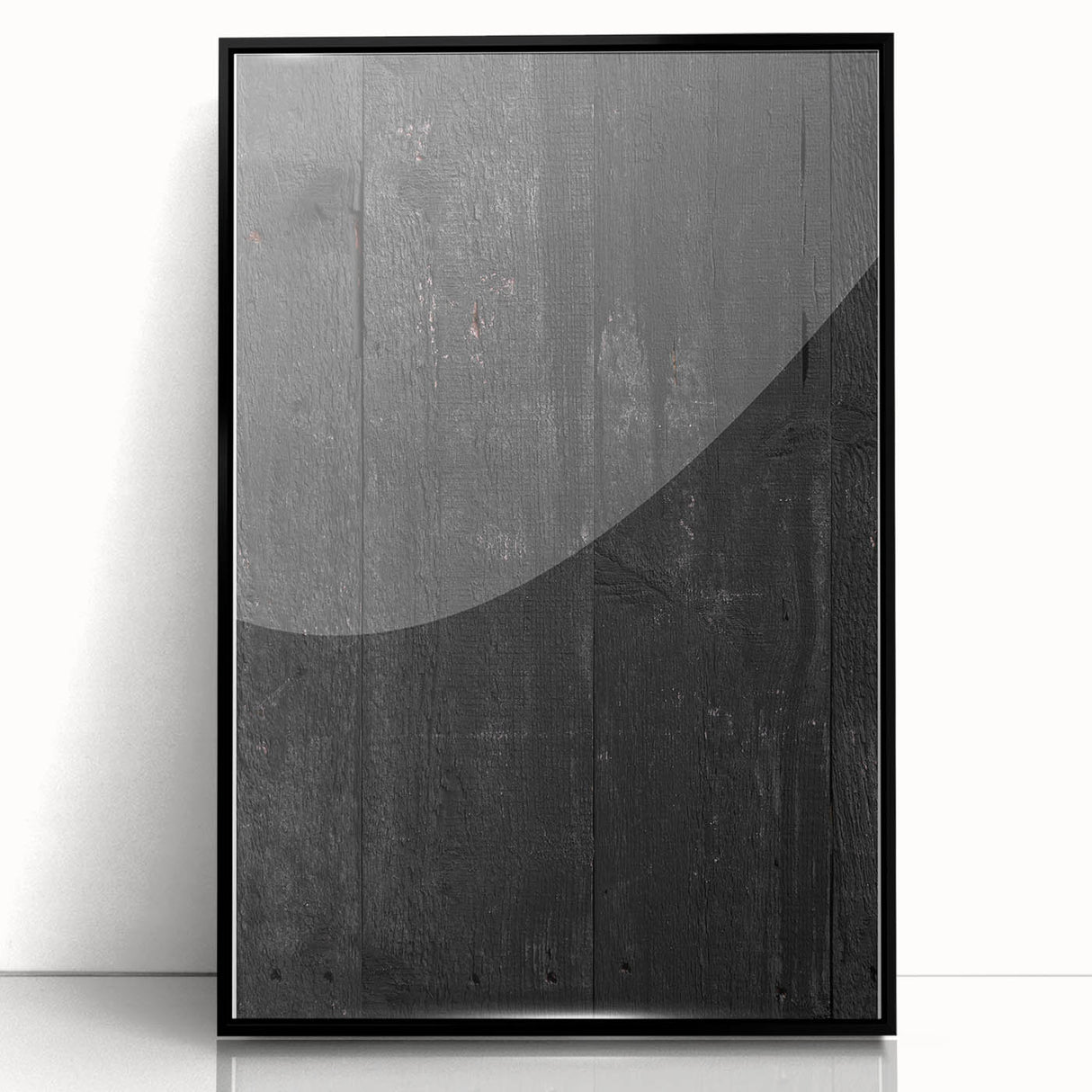 Rustic Wall Art - Charred Wood Texture for Modern Industrial Farmhouse Decor