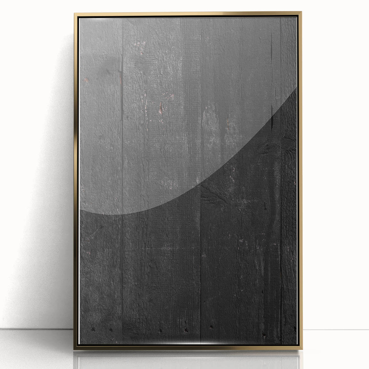 Rustic Wall Art - Charred Wood Texture for Modern Industrial Farmhouse Decor