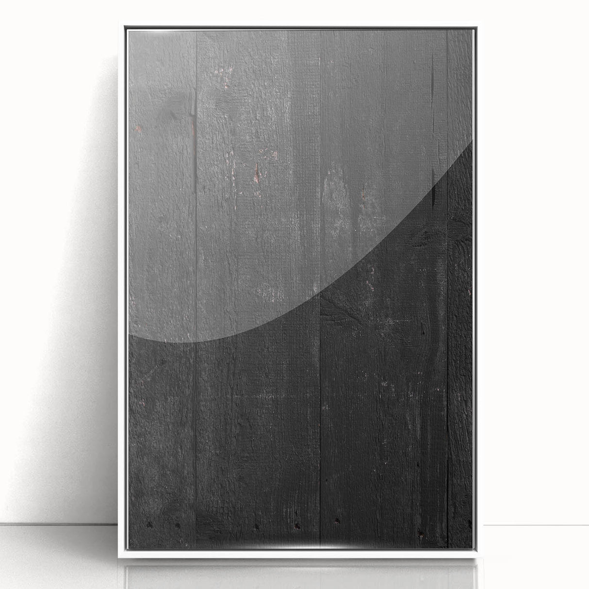 Rustic Wall Art - Charred Wood Texture for Modern Industrial Farmhouse Decor