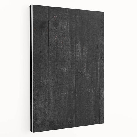 Rustic Wall Art - Charred Wood Texture for Modern Industrial Farmhouse Decor