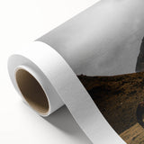 Mountain Grazing Horses, Rustic Landscape Wall Art Print