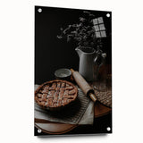 Rustic Wall Art - Homemade Pie and Kitchen Still Life for Farmhouse Charm