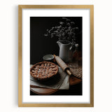 Rustic Wall Art - Homemade Pie and Kitchen Still Life for Farmhouse Charm