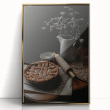 Rustic Wall Art - Homemade Pie and Kitchen Still Life for Farmhouse Charm