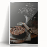 Rustic Wall Art - Homemade Pie and Kitchen Still Life for Farmhouse Charm