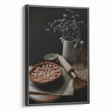 Rustic Wall Art - Homemade Pie and Kitchen Still Life for Farmhouse Charm