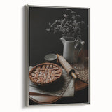 Rustic Wall Art - Homemade Pie and Kitchen Still Life for Farmhouse Charm