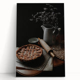 Rustic Wall Art - Homemade Pie and Kitchen Still Life for Farmhouse Charm