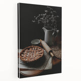 Rustic Wall Art - Homemade Pie and Kitchen Still Life for Farmhouse Charm