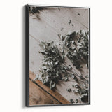 Rustic Wall Art - Dried Greenery Arrangement for Farmhouse Decor Charm