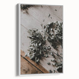 Rustic Wall Art - Dried Greenery Arrangement for Farmhouse Decor Charm