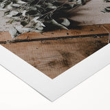 Rustic Wall Art - Dried Greenery Arrangement for Farmhouse Decor Charm