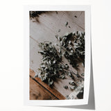 Rustic Wall Art - Dried Greenery Arrangement for Farmhouse Decor Charm