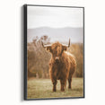 Rustic Wall Art - Highland Cow in Pasture for Farmhouse Nature Decor