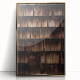 Rustic Wall Art - Weathered Wooden Shingles for Farmhouse Decor Charm