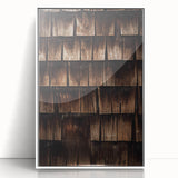 Rustic Wall Art - Weathered Wooden Shingles for Farmhouse Decor Charm