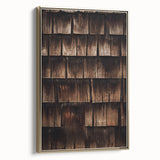 Rustic Wall Art - Weathered Wooden Shingles for Farmhouse Decor Charm