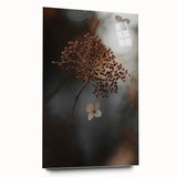 Delicate Dried Plant Art, Tranquil Rustic Wall Decor Print
