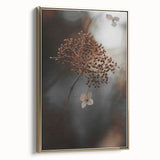 Delicate Dried Plant Art, Tranquil Rustic Wall Decor Print