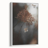 Delicate Dried Plant Art, Tranquil Rustic Wall Decor Print