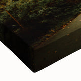 Rustic Landscape Art - Serene Country Road with Distant Red Barn