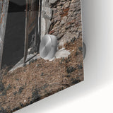 Rustic Art - Weathered Doorway of Abandoned Building Wall Decor