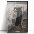 Rustic Art - Weathered Doorway of Abandoned Building Wall Decor