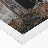 Rustic Art - Weathered Doorway of Abandoned Building Wall Decor