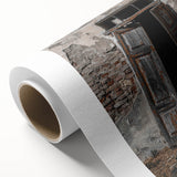 Rustic Art - Weathered Doorway of Abandoned Building Wall Decor