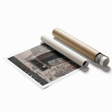 Rustic Art - Weathered Doorway of Abandoned Building Wall Decor