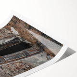 Rustic Art - Weathered Doorway of Abandoned Building Wall Decor