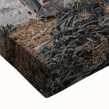 Rustic Art - Weathered Doorway of Abandoned Building Wall Decor