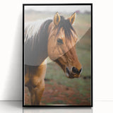 Rustic Farmhouse Art - Close-Up Horse Portrait for Rustic Wall Decor