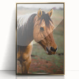 Rustic Farmhouse Art - Close-Up Horse Portrait for Rustic Wall Decor
