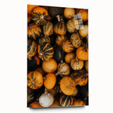 Rustic Fall Wall Art - Decorative Gourds and Pumpkins for Farmhouse Decor