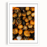 Rustic Fall Wall Art - Decorative Gourds and Pumpkins for Farmhouse Decor