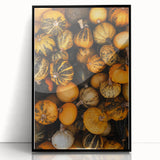 Rustic Fall Wall Art - Decorative Gourds and Pumpkins for Farmhouse Decor