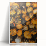 Rustic Fall Wall Art - Decorative Gourds and Pumpkins for Farmhouse Decor