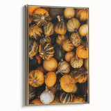 Rustic Fall Wall Art - Decorative Gourds and Pumpkins for Farmhouse Decor