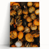 Rustic Fall Wall Art - Decorative Gourds and Pumpkins for Farmhouse Decor