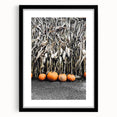 Rustic Fall Wall Art - Pumpkins and Cornstalks for Farmhouse Decor