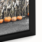 Rustic Fall Wall Art - Pumpkins and Cornstalks for Farmhouse Decor