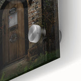 Charming Rustic Cottage Door: Vintage Farmhouse Wall Art