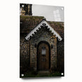 Charming Rustic Cottage Door: Vintage Farmhouse Wall Art