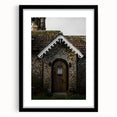 Charming Rustic Cottage Door: Vintage Farmhouse Wall Art
