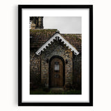 Charming Rustic Cottage Door: Vintage Farmhouse Wall Art