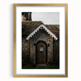 Charming Rustic Cottage Door: Vintage Farmhouse Wall Art