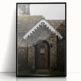 Charming Rustic Cottage Door: Vintage Farmhouse Wall Art