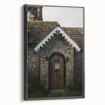 Charming Rustic Cottage Door: Vintage Farmhouse Wall Art