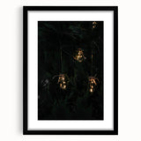 Rustic Jar Lights Wall Art - Fairy Lights in Mason Jars for Cozy Decor